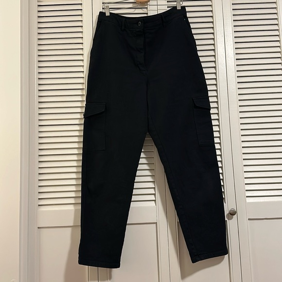 Wilfred free black cargo pants size 14 ‘modern cargo’ - Picture 2 of 5